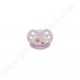 BEBISOL Sucette K, physiologique silicone, décorée, 1er âge