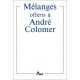 Melanges Offerts A Colomer - Collectif