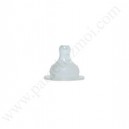 BEBISOL Tétine col large, silicone renforcé, anti-fuites, 2ème âge