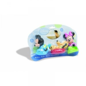 Clementoni-14627-Toy-Blister First Age 3 sprayers bathroom (Minnie, Mickey, Pluto)