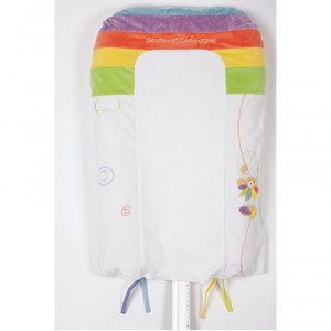 Doudou et Compagnie - DC1043 - Nuage de Couleurs - Matelas à Langer