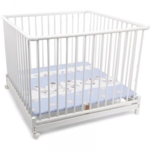 Geuther - 2234WE97 - Foldable Park - Euro-Park - Model White - 102 x 102 cm