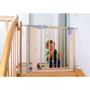 Geuther - 2743NA - Barrier - Natural Easylock - Staircase - Large - 87 - 96.5 cm