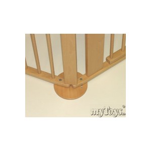 Geuther - 2767NA - Barriere Set - Wood - Corner element with Foot