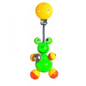 Heimess - 737520 - Hochet - Jouet avec Clip - Grenouille