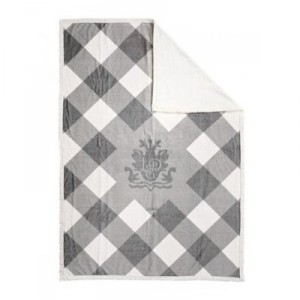 Lodger - DMC011 - Coverage Tiles - Grey / White - 100% cotton - for bed Bars