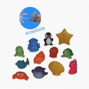 Ludi - 2174 - Bath Toys - 12 sprayers "Sea"