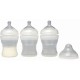 Nuby 3 Biberons Nuby Silicone 210ml + doseur sans BPA