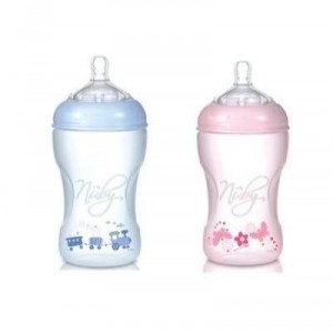 Nuby - SoftFlex - Polypropylene Bottle 3 Months + - 1 x 330 ML