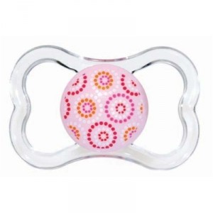 MAM - 66229422 - Tétine Fille - Rose - Latex Sans Bisphenol A (Import Allemagne)