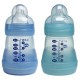 MAM - Lot de 2 Biberons Anti Colique - Garçon - Bleu et Vert - 160 ml (Import Allemagne)