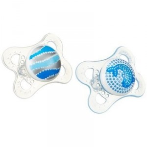 MAM - Set of 2 Teats - Blue - Boy - 0-6 Months (Germany Import)