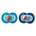 MAM - Lot de 2 Tétines - Garçon - Motif Bleu - 6-16 Mois Sans Bisphenol (Import Allemagne)