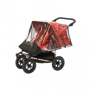 Protection pluie pour Duo de MOUNTAIN BUGGY Transparent