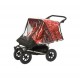 Protection pluie pour Duo de MOUNTAIN BUGGY Transparent