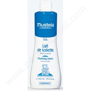 MUSTELA BEBE Lait de Toilette - Flacon pompe de 750 ml