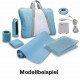 Pack Wii - Revêtement silicone + batterie kit + un sac de transport matelassé + 2 protège-poignets + étui de rangement Wii 