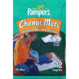 Pampers - changing mat - 5 batches of 12 (60 mattresses) (Great Britain Import)
