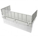 reer 2003 - Barrière de sécurité de cuisine pour enfant Luxus - Couleur : blanc (Import Allemagne)