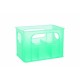 dBb Remond - 177149 - Porte-Biberons Nu Pour 6 Biberons Grands Ou Petits - Turquoise Translucide