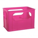 dBb Remond - 177158 - Porte-Biberons Nu Pour 6 Biberons Grands Ou Petits - Rose Translucide