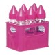 dBb Remond - 177366 - Porte-Biberons + 6 Biberons Verre - Tétine Nn - Silicone - Système Bleu Translucide - 240 ml