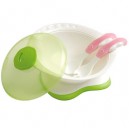 dBb Remond - 211059 - Assiette + Couvert - Nature - Antibactériens - Vert