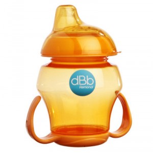 dBb Remond - 215007 - Baby tasse - Sans Bisphénol A - Orange Translucide