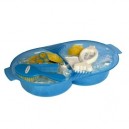 dBb Remond - 305946 - Set de Toilette - 2 Éponges - Bleu Translucide