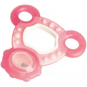 Triangle de dentition Sourire 3 mois + - Rose