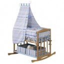 Roba - 8943 P39 - Set Berceau Bébé 4 en 1 - Couffin 80x43 cm - Matelas - Parure lit - Ciel de Lit - ...