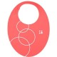 Silikids - 12003 - Bavoir Silicone - Rouge