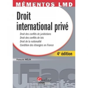 Mementos. Droit International Prive. 4e - Melin Francois