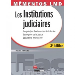 Les Institutions Judiciaires (3e Edition) - Natalie Fricero