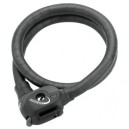 ABUS - Antivol pour vélo - 896 / 110 EC TexKF Mini Phantom - Noir - 17 mm / 110 cm