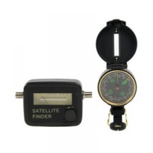 Kit pointeur satellite + boussole