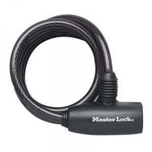 Master Lock Bike Lock-self-winding Black 1800x8mm