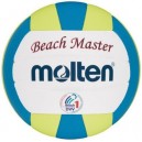 Molten - MBVBM - Ballon de beach-volley - BLANC/JAUNE/BLEU - Taille 5