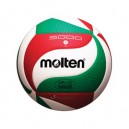Molten - V5M5000 - Ballon de volley - Blanc/Vert/Rouge - 5