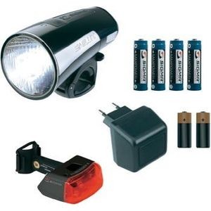 Sigma Sport SMILUX / CUBERIDER II-SET - front + rear lights, charger, batteries