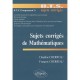 Sujets Corriges De Mathematiques , Bts Groupement A - Claudine Cherruau , Francois Cherruau