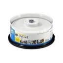 Support HP 25 DVD+R Vierges 16x/4.7Go Imprimable en CakeBox (11-200-018)