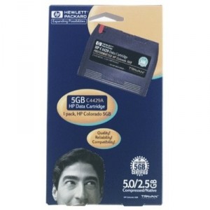 Support de stockage Travan HP (C4429A) à l'unité