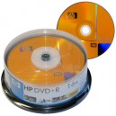 Support 16x HP DVD+R 4.7Go 16x dans Cakebox de 25 pcs. (4710212129623)