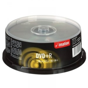 Storage Media 16x Spindle of 25 Imation DVD + R 4.7GB 16X 25 Pack (21749)