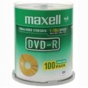 Support de stockage DVD-R 16x Maxell (275611) Lot de 100 (502997)
