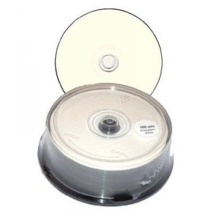 Support MediaRange CD-R 90 Min. 800 MB 52x weiss bedruckbar 25er Cakebox (MR242)