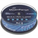 MEDIARANGE Blu-ray Disc BD-R 25 GB 4x speed cakebox 25x (MR503)