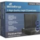 MediaRange Boîtier Crystal standard (9mm, fond noir) pour CD, 5 pièces B31 (BOX31)