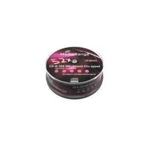 Mediarange - Cakebox 25 Cd-R Vierge 700Mb - 80Min -52X (mr201)